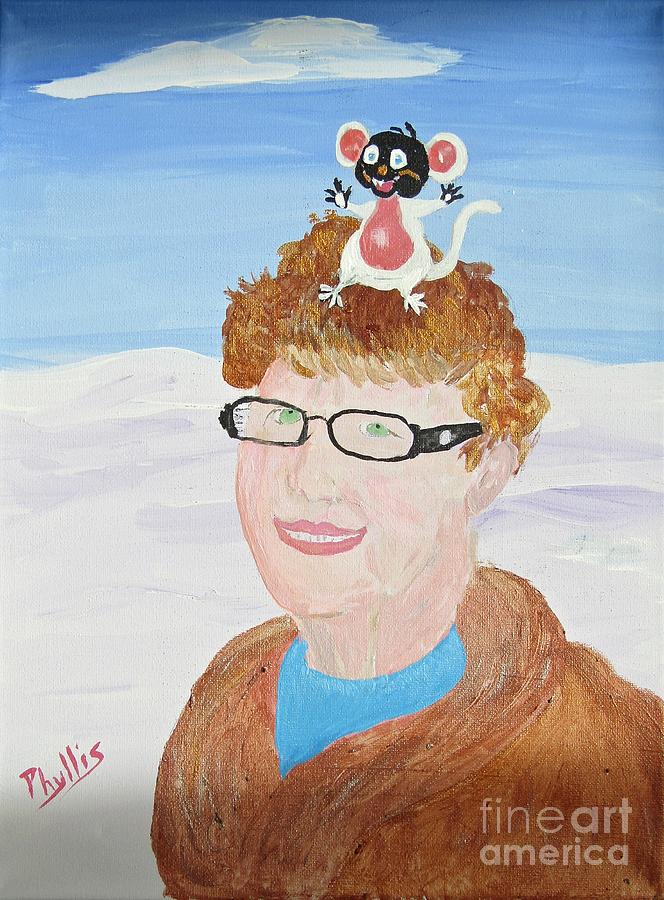 Carol Ruth and Mr. Mouse  Photograph by Phyllis Kaltenbach