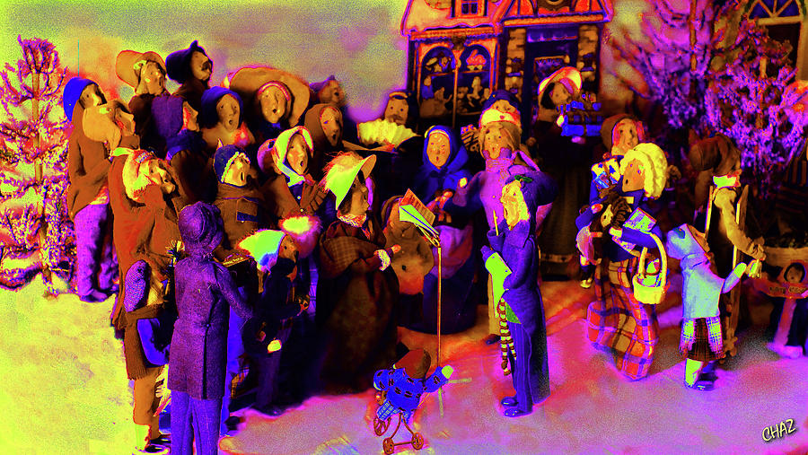 Carolers Mixed Media by CHAZ Daugherty