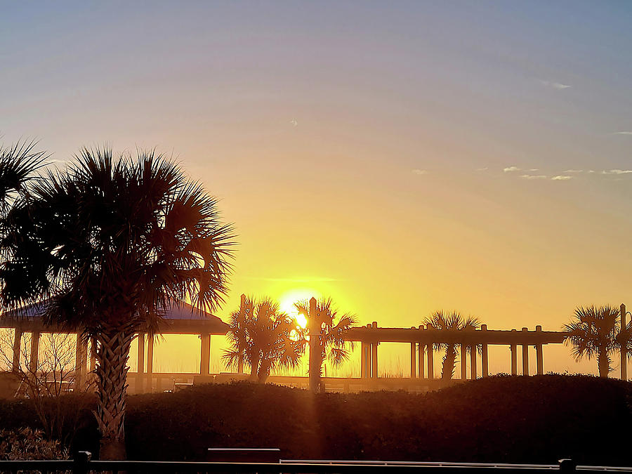 Carolina Beach Sunrise Photograph by Roberta Byram