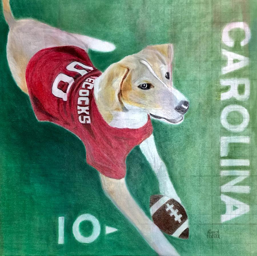 Carolina Dog Painting