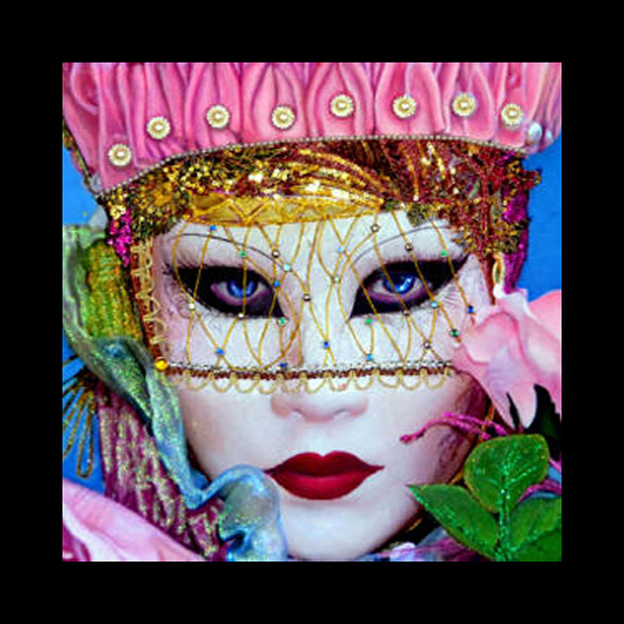 Lace Mixed Media - Carolina II Carnival of Venice by Anni Adkins