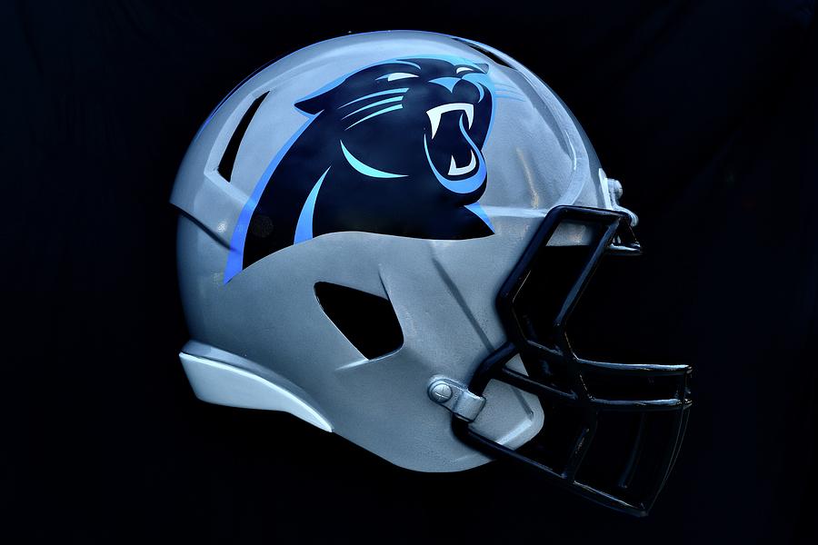 Carolina Panthers Helmet Photograph by Frozen in Time Fine Art