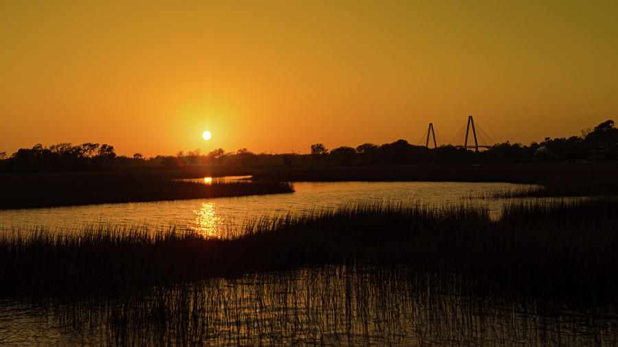 Carolina Sunset-1 Photograph by John Kirkland