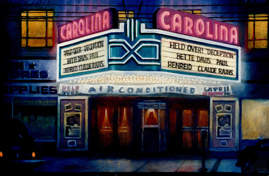 Carolina Theater Painting by Blue  Sky