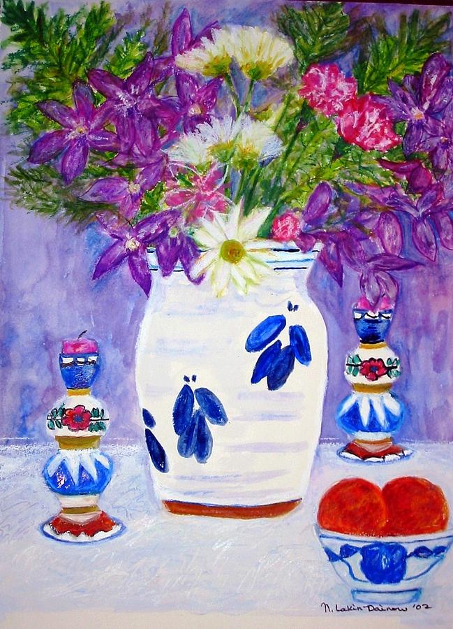 Carolina Vase Painting by Neema Lakin-Dainow