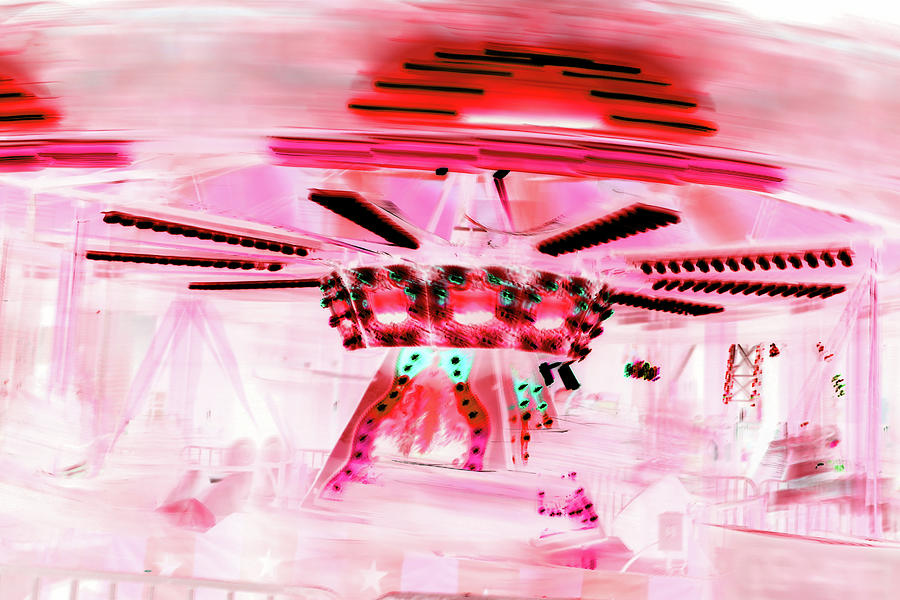 Carousel Abstract 3 050423 Photograph by Mary Bedy