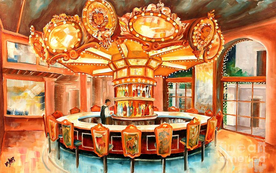 Carousel Bar in New Orleans Painting by Diane Millsap