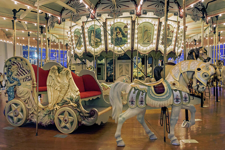 Carousel Chariot Photograph by Jerry Gammon