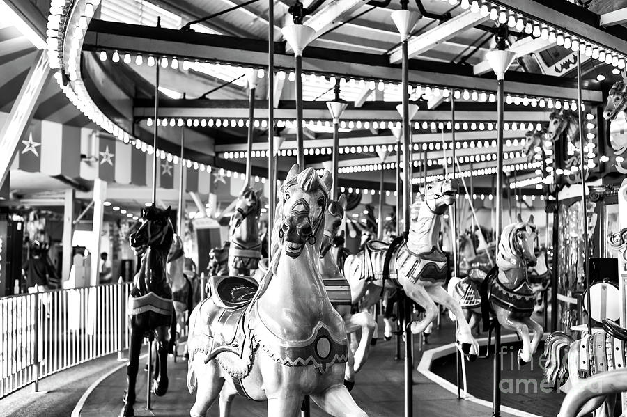 Carousel Head On at Seaside Heights Photograph by John Rizzuto