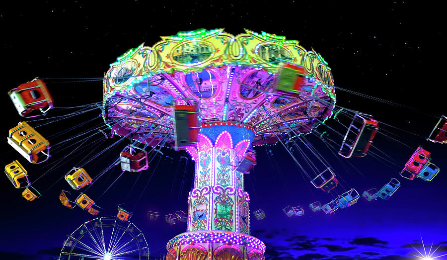 Carousel in the Sky Photograph by Mark Andrew Thomas