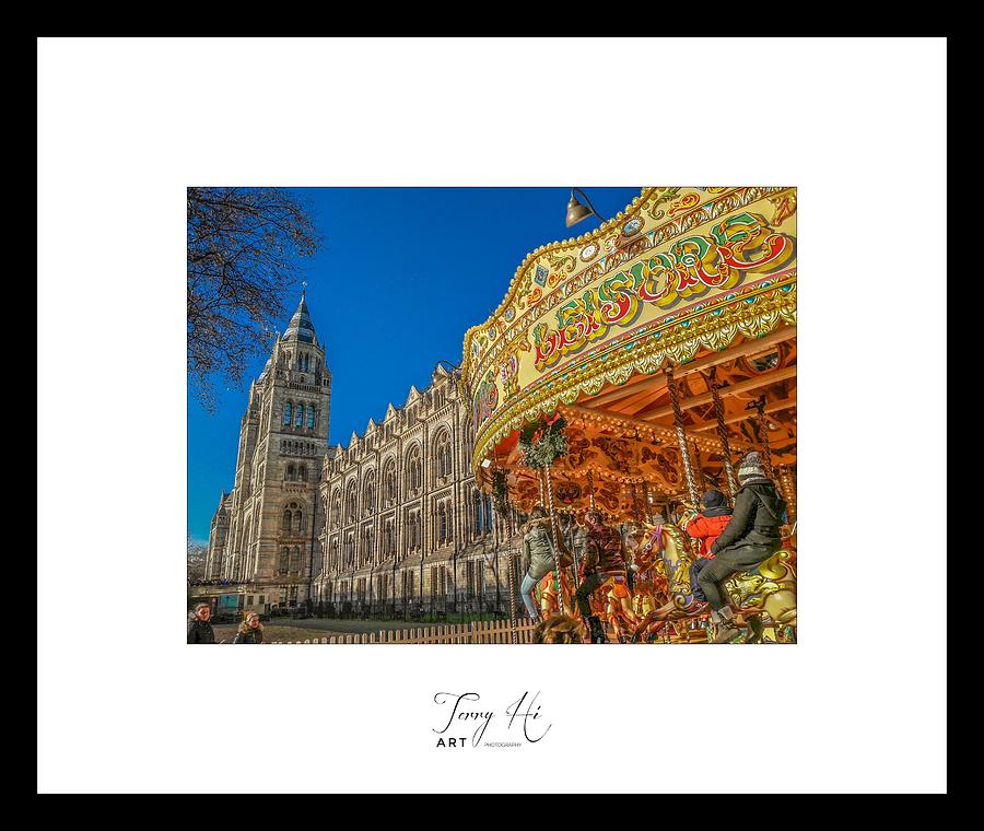 Carousel, near the Natural History Museum Digital Art by ...