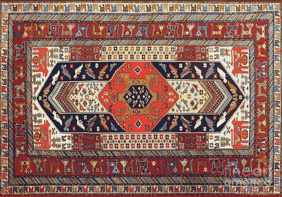 Carpet-297 Digital Art by Mehran Akhzari
