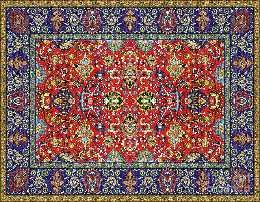 Carpet-7 Digital Art by Mehran Akhzari