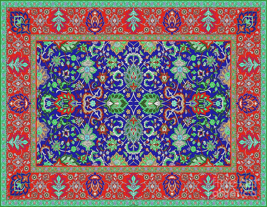 Carpet -8 Digital Art by Mehran Akhzari