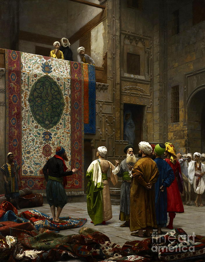 Carpets Painting by Jean-Leon Gerome