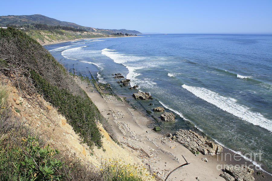 Carpinteria California Coastline Santa Barbara County Photograph by