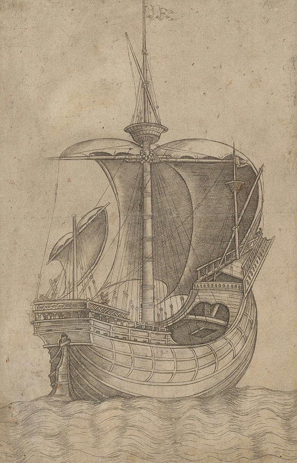 Carrack Drawing by Italian th Century - Fine Art America