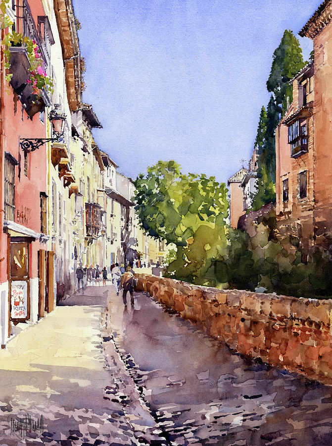 Carrera Del Darro, Granada, Spain Painting