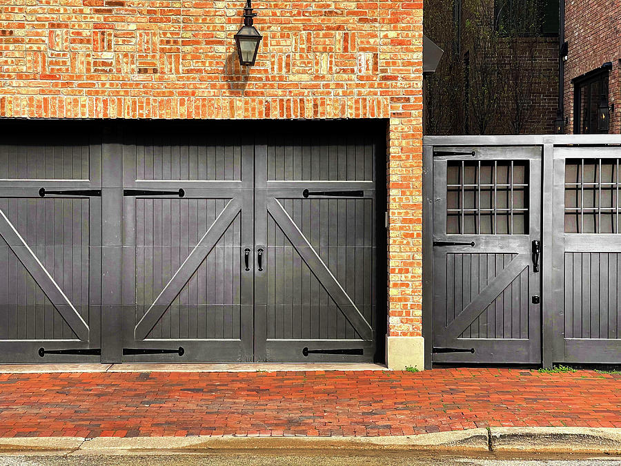 Carriage House Doors, Old Town, Chicago Photograph by Patrick Malon