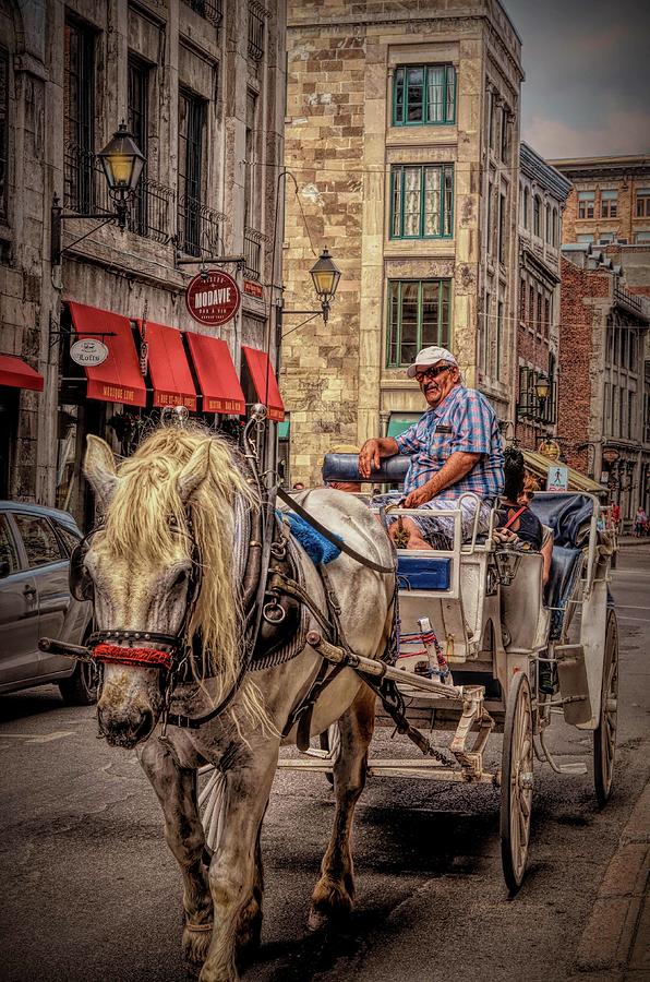 Carriage Ride - Old Montreal Photograph by Maria Angelica Maira