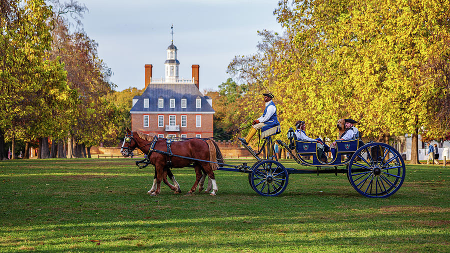 Carriage Ride on a November Day Photograph by Rachel Morrison