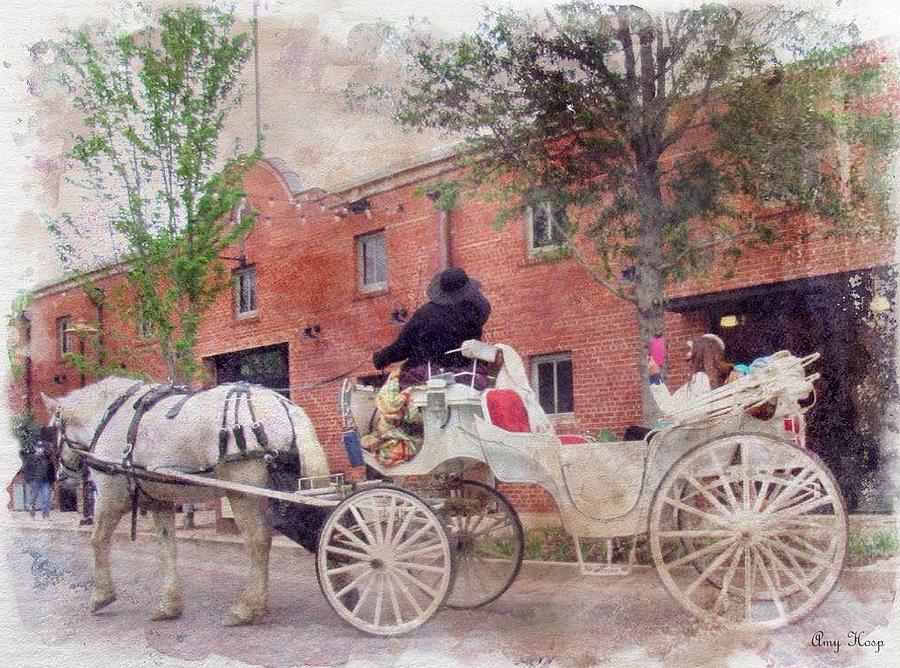 Carriage Ride To The Exchange Photograph by Amy Hosp