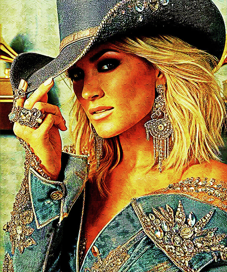 Carrie Underwood Will Sing at Inauguration of Trump Digital Art by Gradify Creations