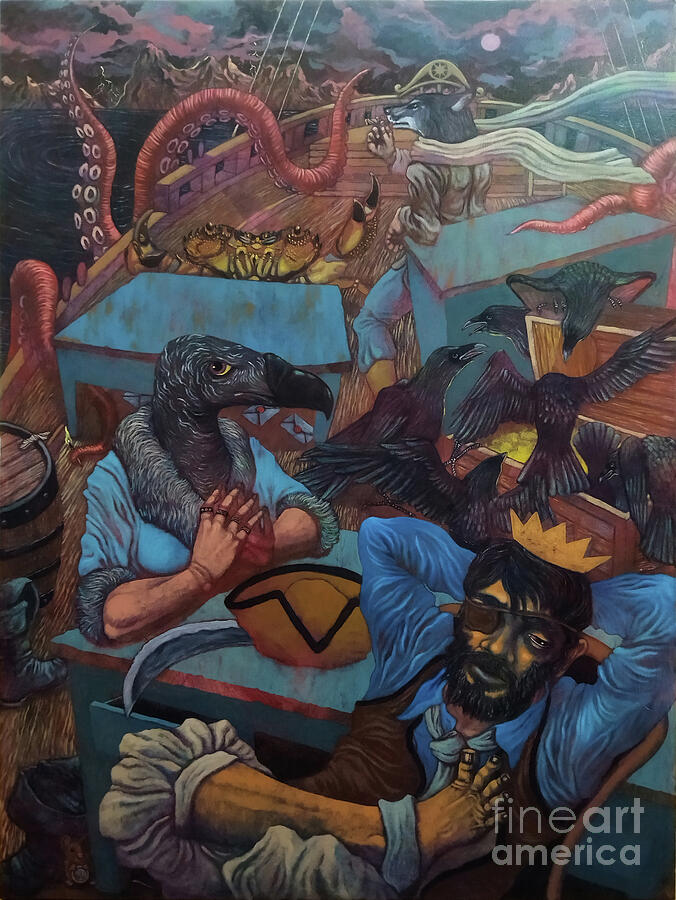 Carrion Cruise Destination Singapore Painting by Paul Hilario Carrion Cruise Destination Singapore Painting by Paul Hilario