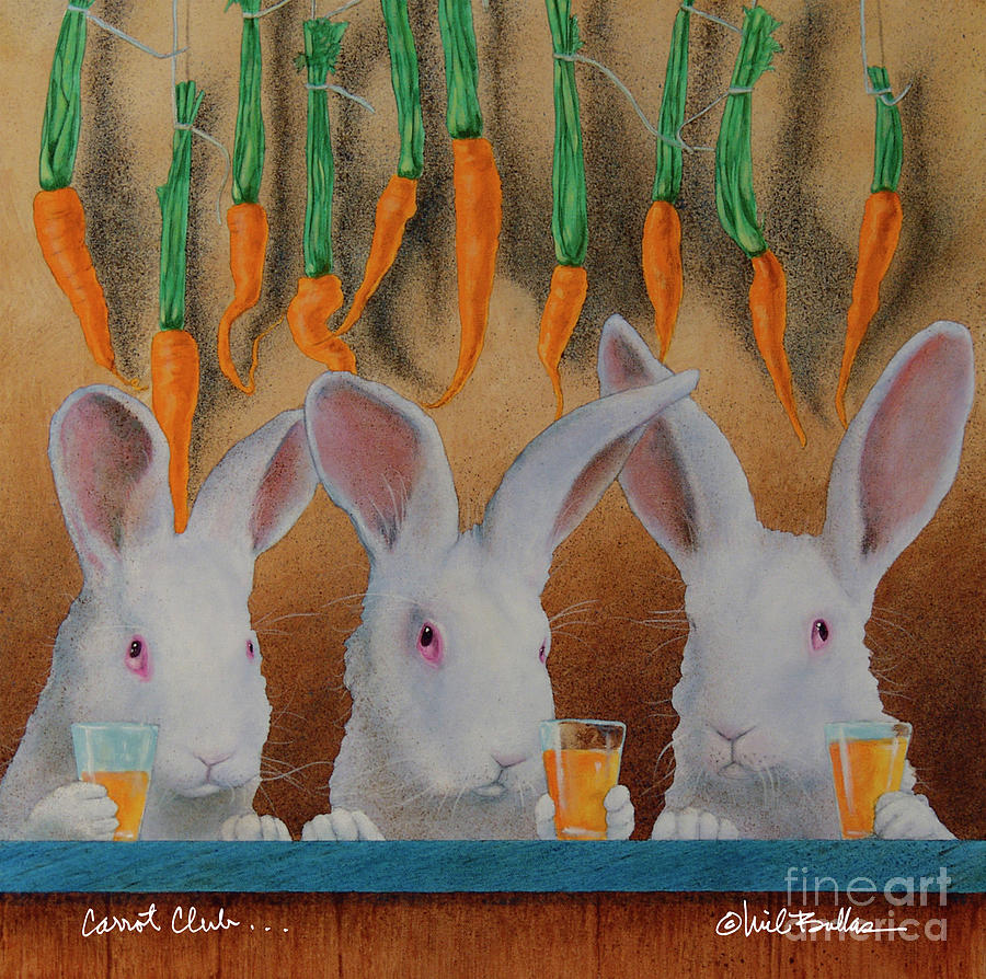 Carrot Club... Painting by Will Bullas
