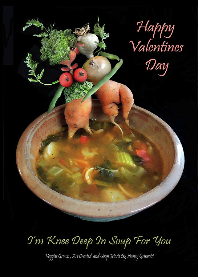 Carrot Love on Valentines Day Photograph by Nancy Griswold