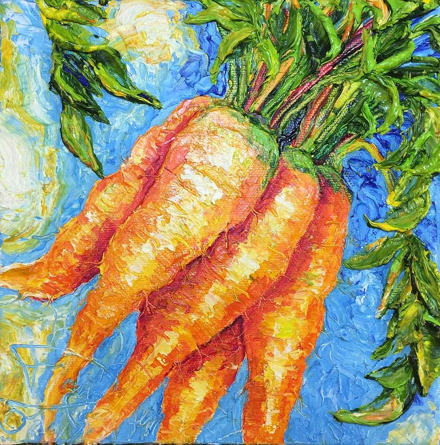 Carrots Painting by Paris Wyatt Llanso