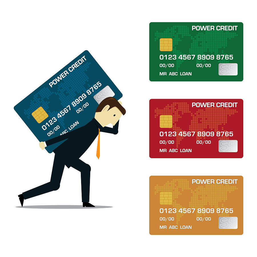 Carrying credit card set Drawing by Ja_inter