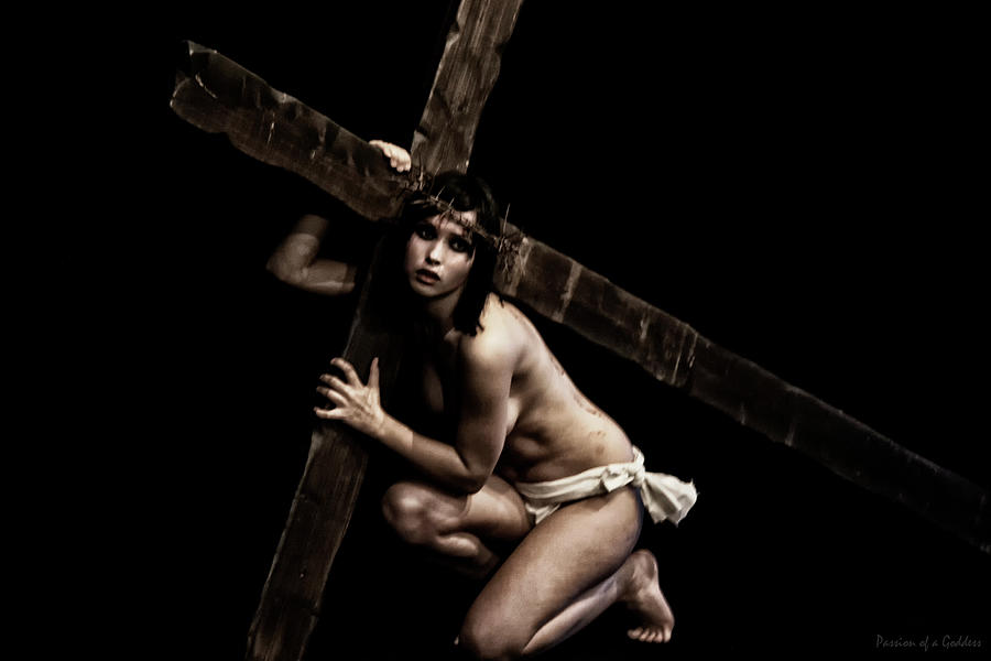 Carrying the cross II Photograph by Ramon Martinez