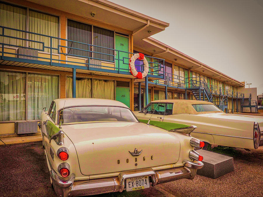 Cars at the National Civil Rights Museum 259 Photograph by James C Richardson