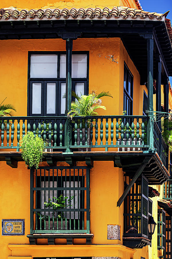 Cartagena Architecture-004 Photograph by David Allen Pierson