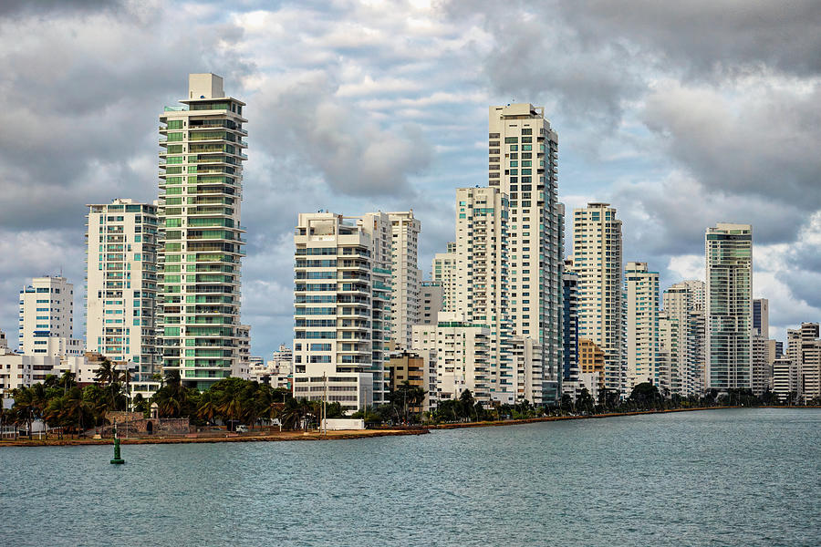 Cartagena Skyline Architecture Photograph by Bill Swartwout