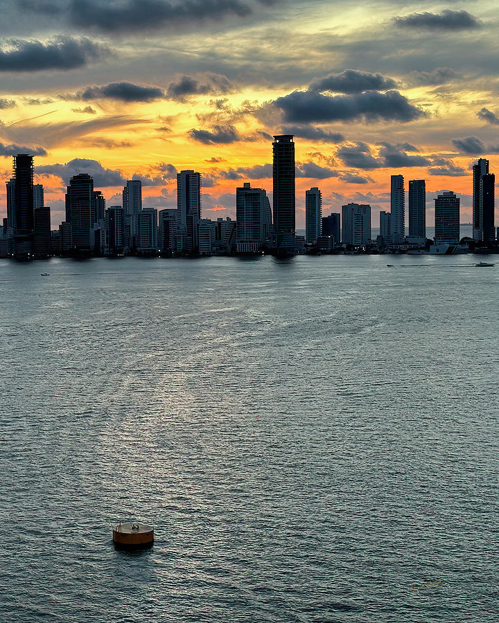 Cartagena Sunset Photograph by Dan McGeorge
