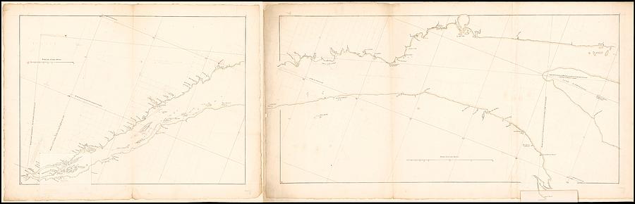 Carte de la Riviere du Canada ou de St. Laurent. LOC 93684994 Painting ...