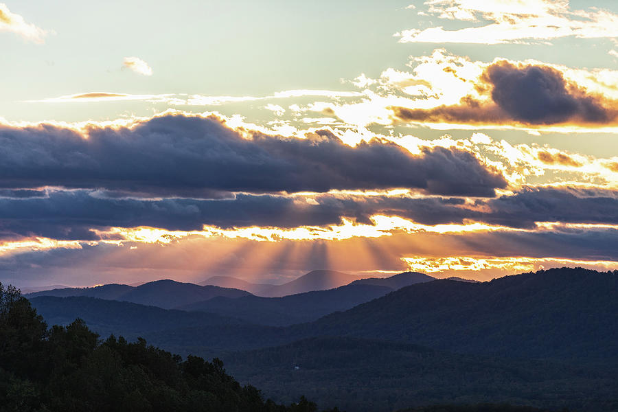 Carter Mountain sunset Photograph by Danny Chappell Fine Art America