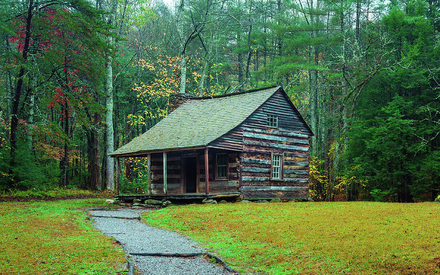 Carter Shields Cabin Photograph by Darrell DeRosia