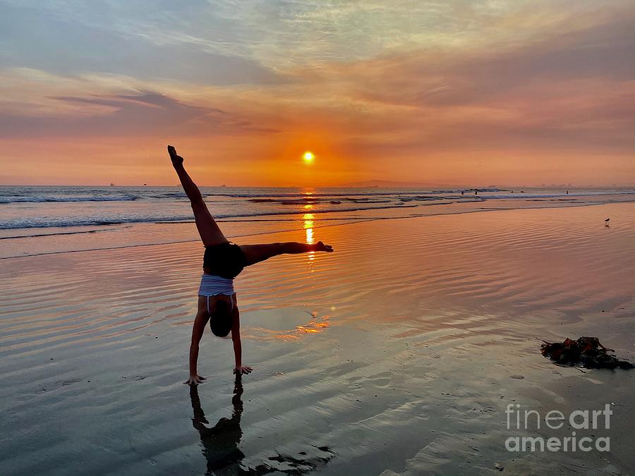 Cartwheel at Sunset Photograph by Katherine Erickson