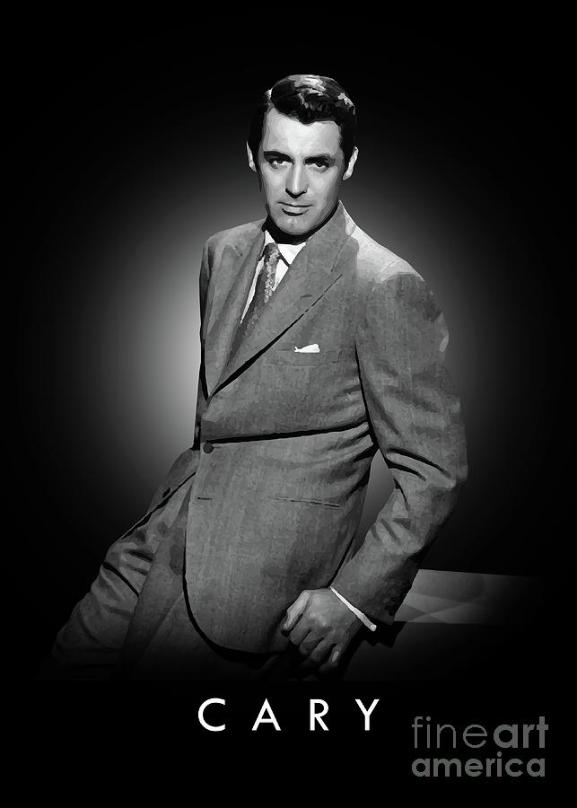 Cary Grant Digital Art - Cary Grant by Bo Kev