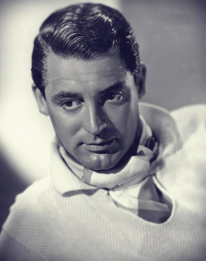 Cary Grant, circa 1935 Photograph by JM Design Cinema Legacy Collection ...