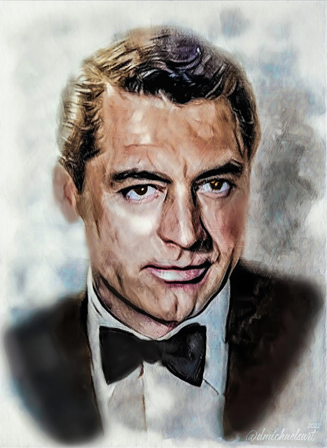 Cary Grant Digital Art By D'artagnan Michaels - Fine Art America