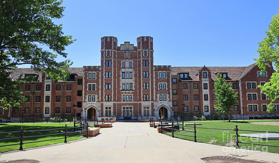 Cary Quadrangle Residence Hall Purdue University 1355 Photograph by ...