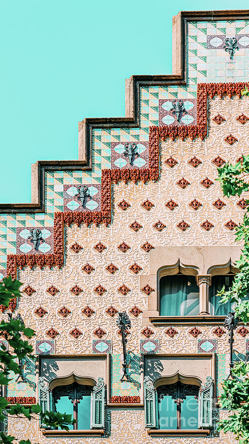 Casa Amatller Barcelona Print Modernisme Architecture Building Downtown Barcelona City Travel Photograph By Radu Bercan