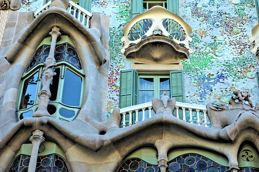 Casa Batllo Architecture Photograph by Lindley Johnson | Fine Art America