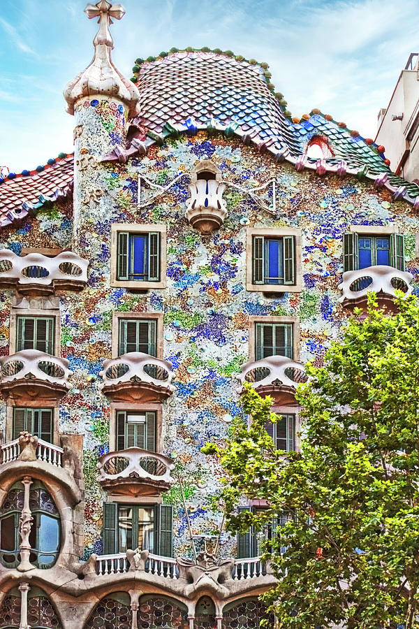 Casa Batllo - Gaudi, Barcelona Photograph by Tatiana Travelways