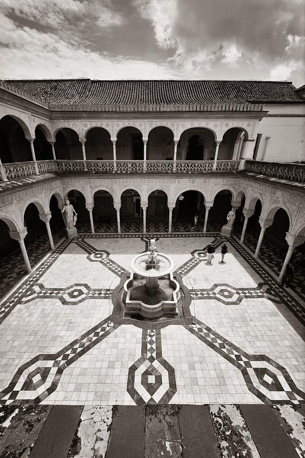 Casa de Pilatos courtyard Photograph by Songquan Deng