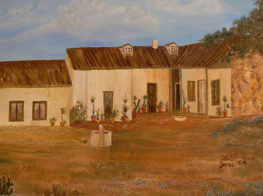 Casa Navarro Painting by Cheryl Damschen